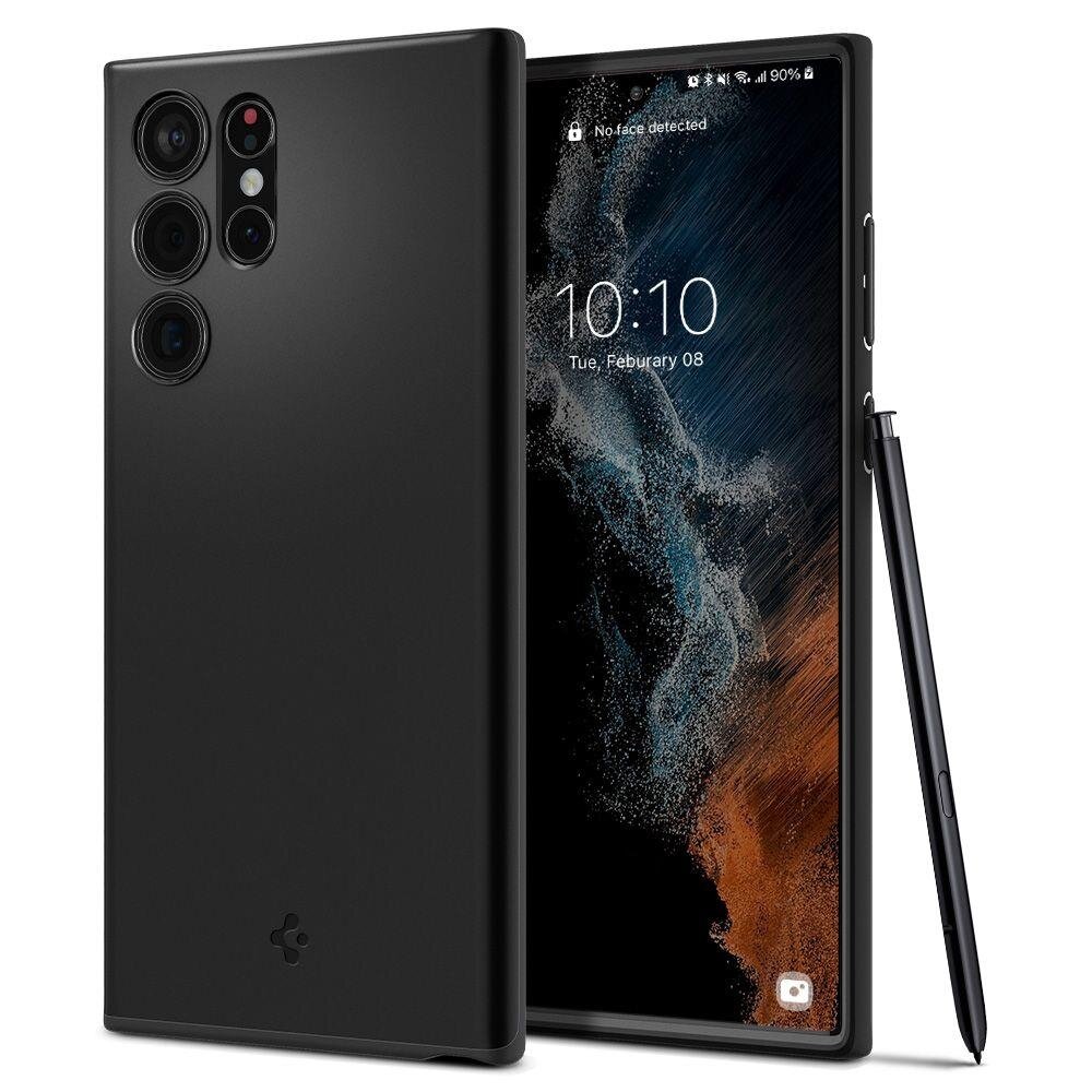 SAMSUNG GALAXY S22 ULTRA DĖKLAS SPIGEN THIN FIT JUODAS SAMSUNG GALAXY S22 ULTRA DĖKLAS SPIGEN THIN FIT JUODAS