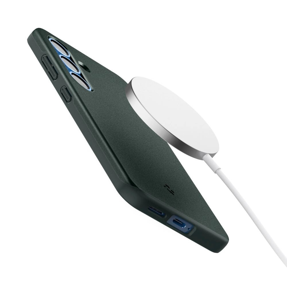 Spigen Thin Fit Mag dėklas Samsung Galaxy S25 - žalias 6