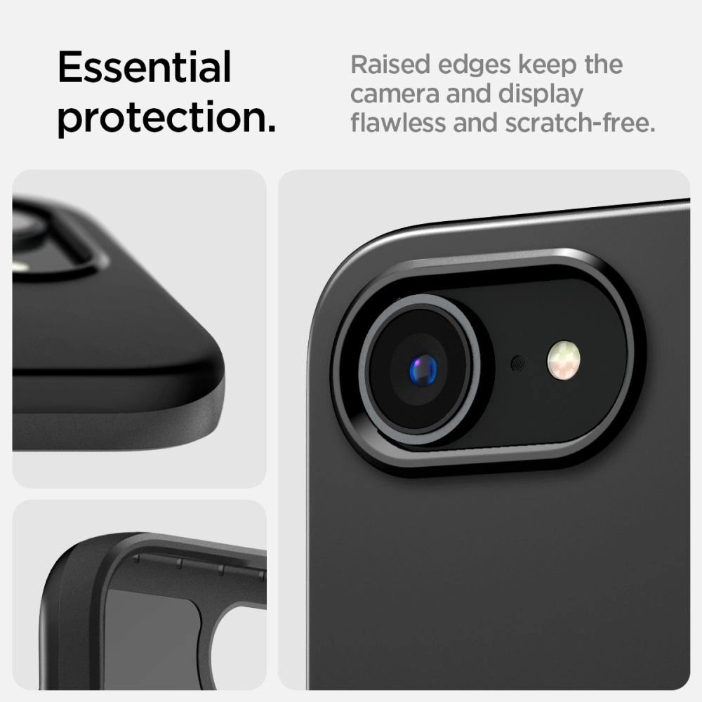 Spigen Thin Fit Mag iPhone 16e Dėklas - Juodas 13