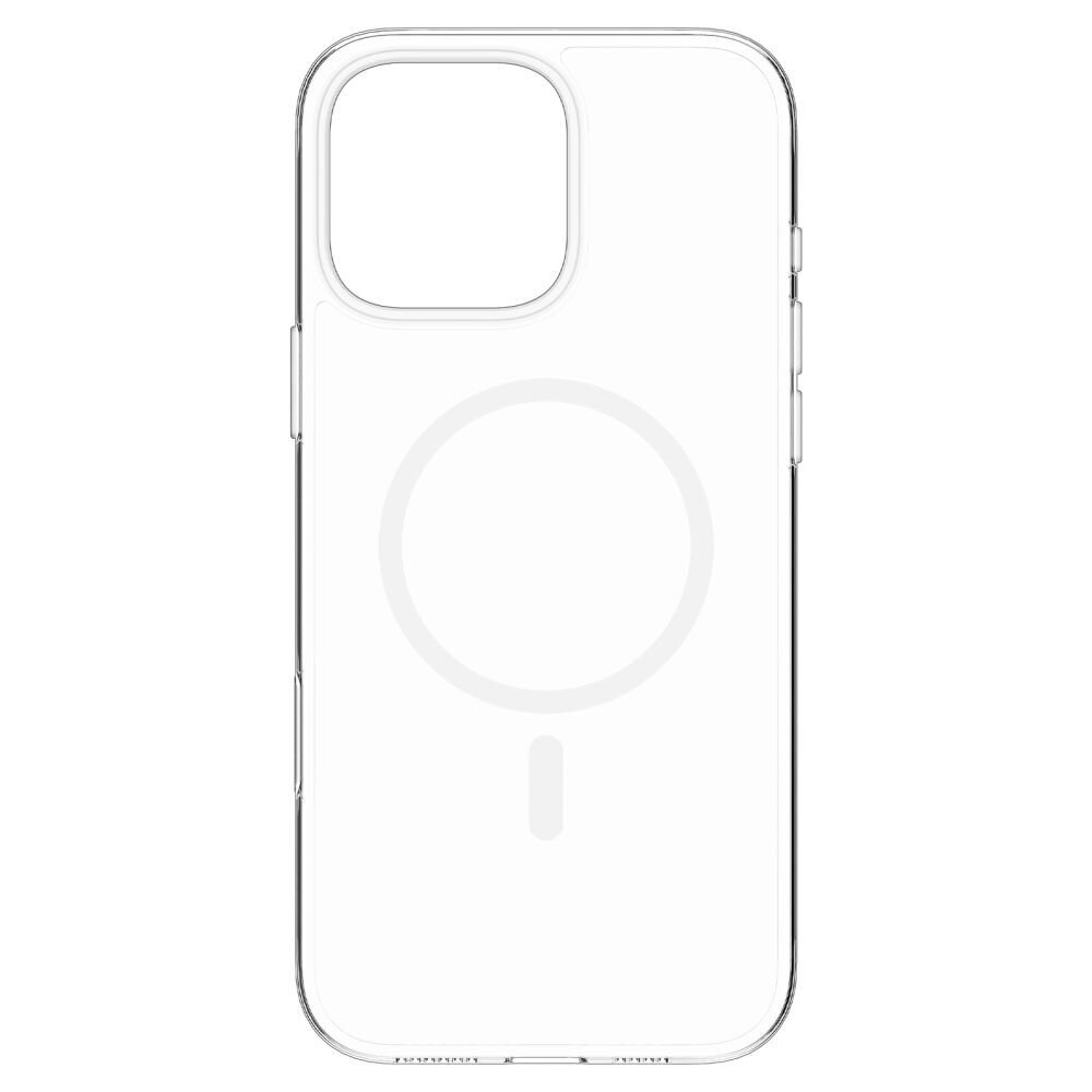 iPhone 16 Pro Max Spigen Thin Fit MagSafe dėklas – skaidrus / baltas 2
