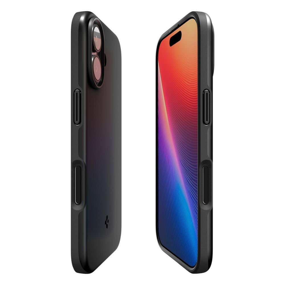 iPhone 17 Spigen Thin Fit MagSafe dėklas – juodas 11