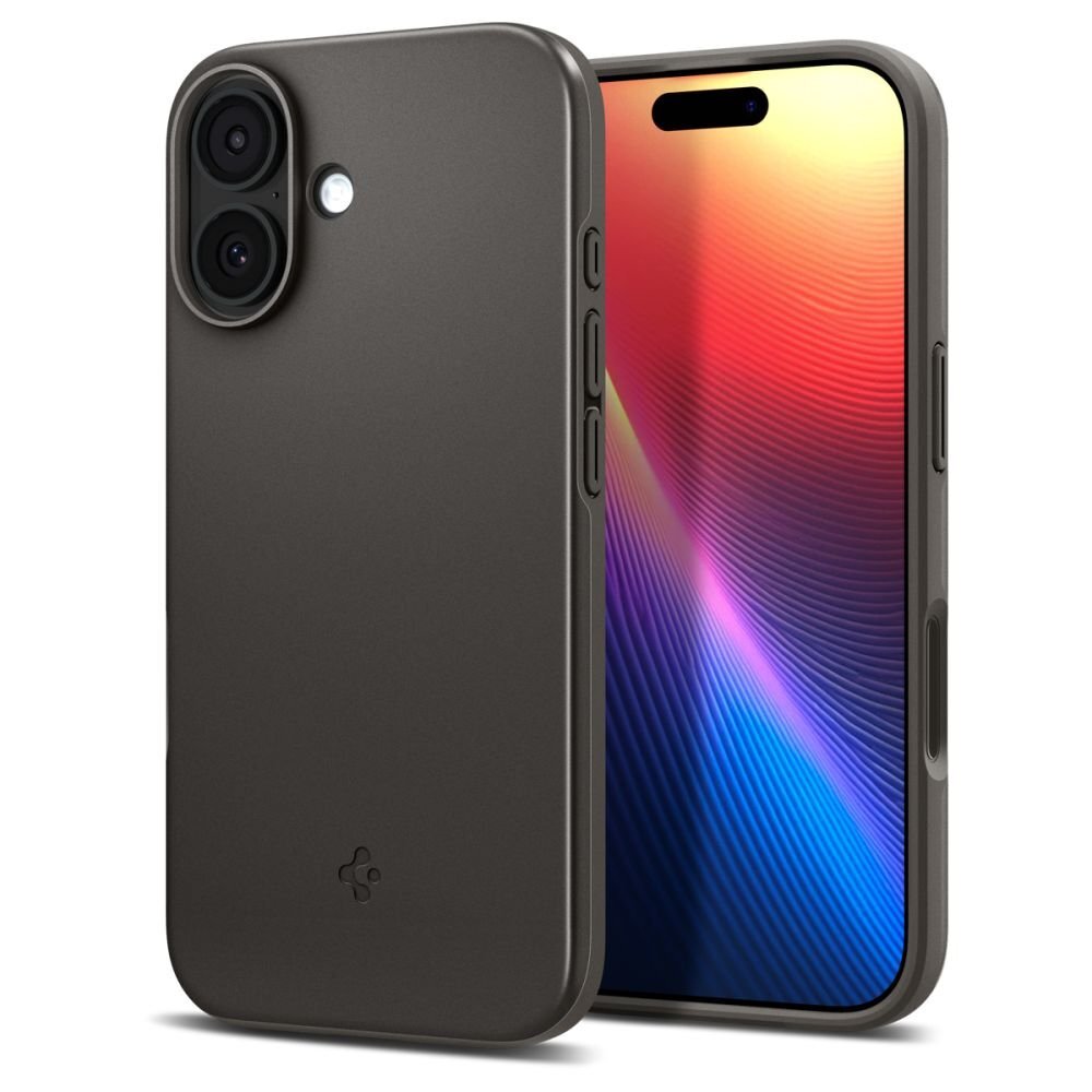 iPhone 17 dėklas Spigen Thin Fit, MagSafe – pilkas 1 iPhone 17 dėklas Spigen Thin Fit, MagSafe – pilkas 1
