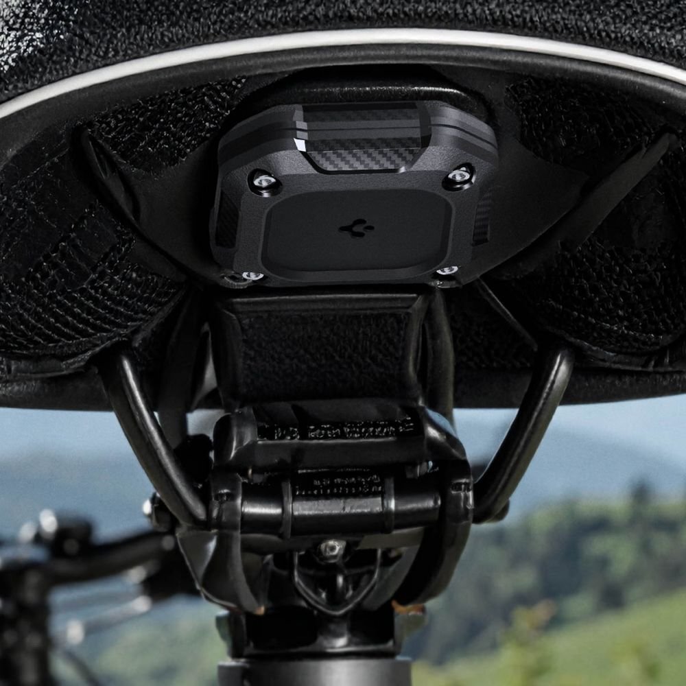 AirTag 1/2 dėklas Spigen Tough Armor – juodas 10 AirTag 1/2 dėklas Spigen Tough Armor – juodas 10