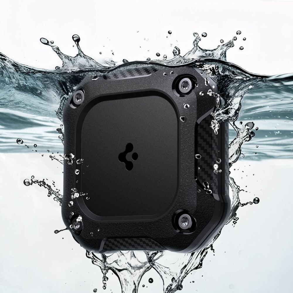 AirTag 1/2 dėklas Spigen Tough Armor – juodas 9
