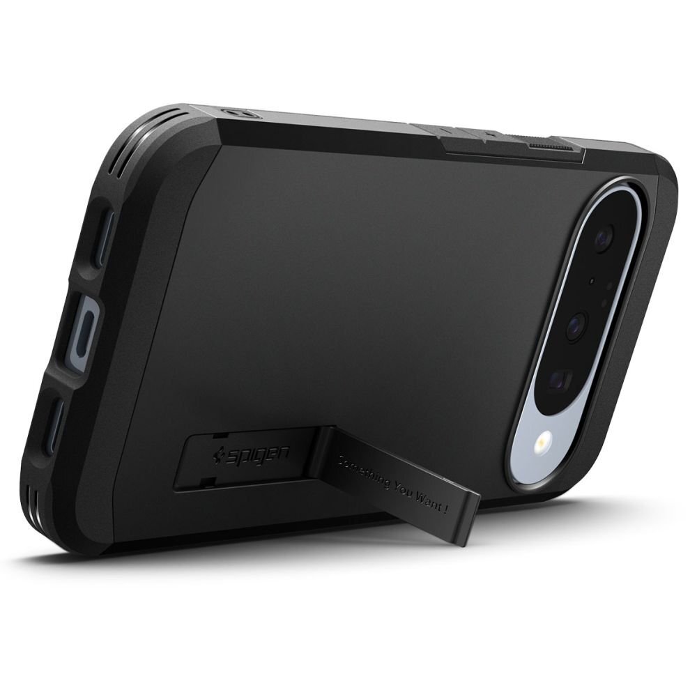 Google Pixel 10 / 10 Pro dėklas Spigen Tough Armor Mag, MagSafe – juodas 10