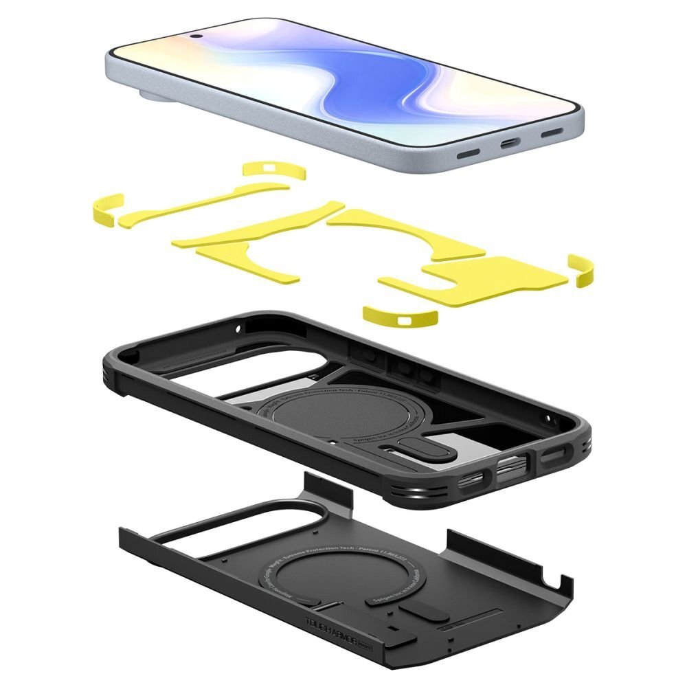 Google Pixel 10 / 10 Pro dėklas Spigen Tough Armor Mag, MagSafe – juodas 8 Google Pixel 10 / 10 Pro dėklas Spigen Tough Armor Mag, MagSafe – juodas 8