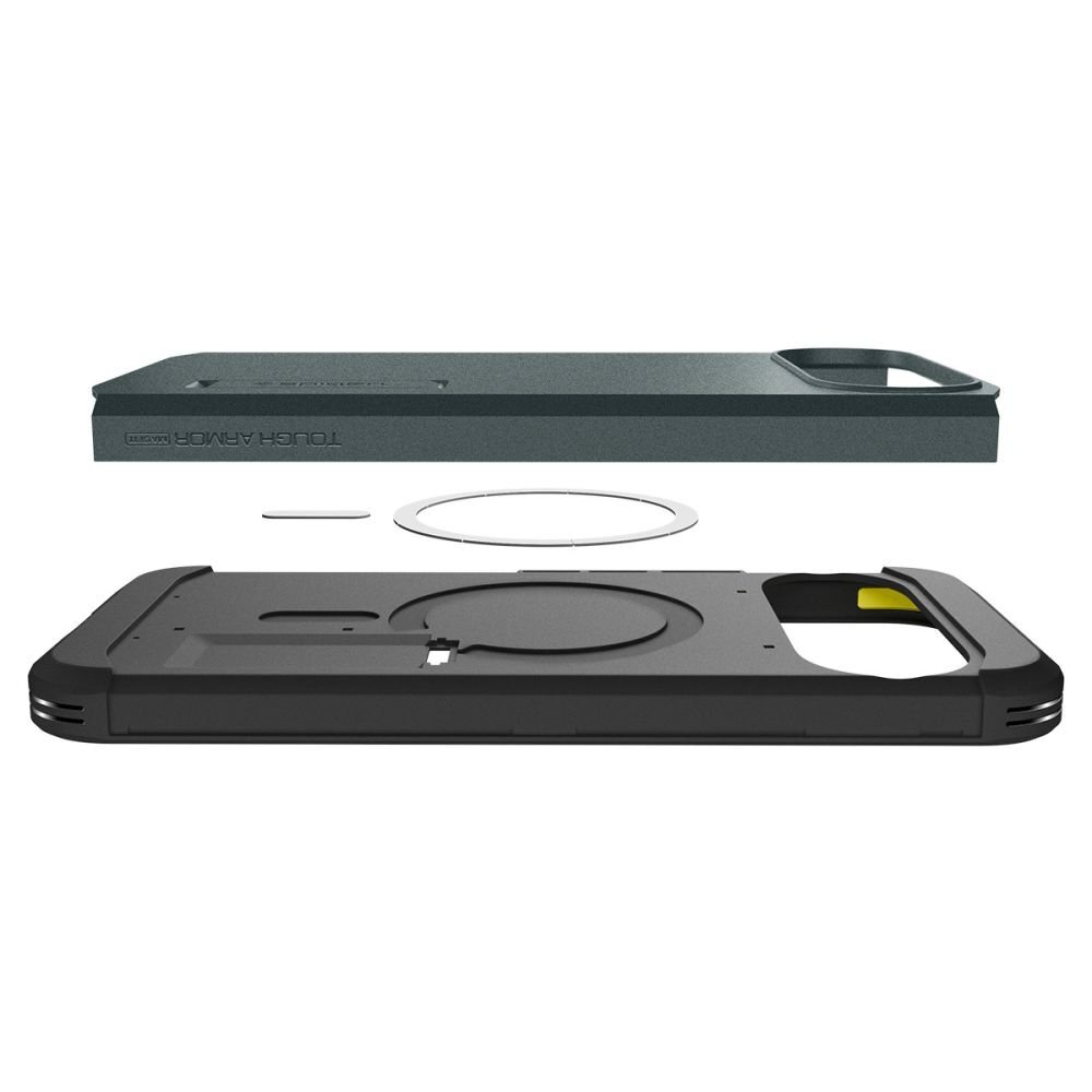 Google Pixel 10 / 10 Pro dėklas Spigen Tough Armor Mag, MagSafe – žalias 9 Google Pixel 10 / 10 Pro dėklas Spigen Tough Armor Mag, MagSafe – žalias 9