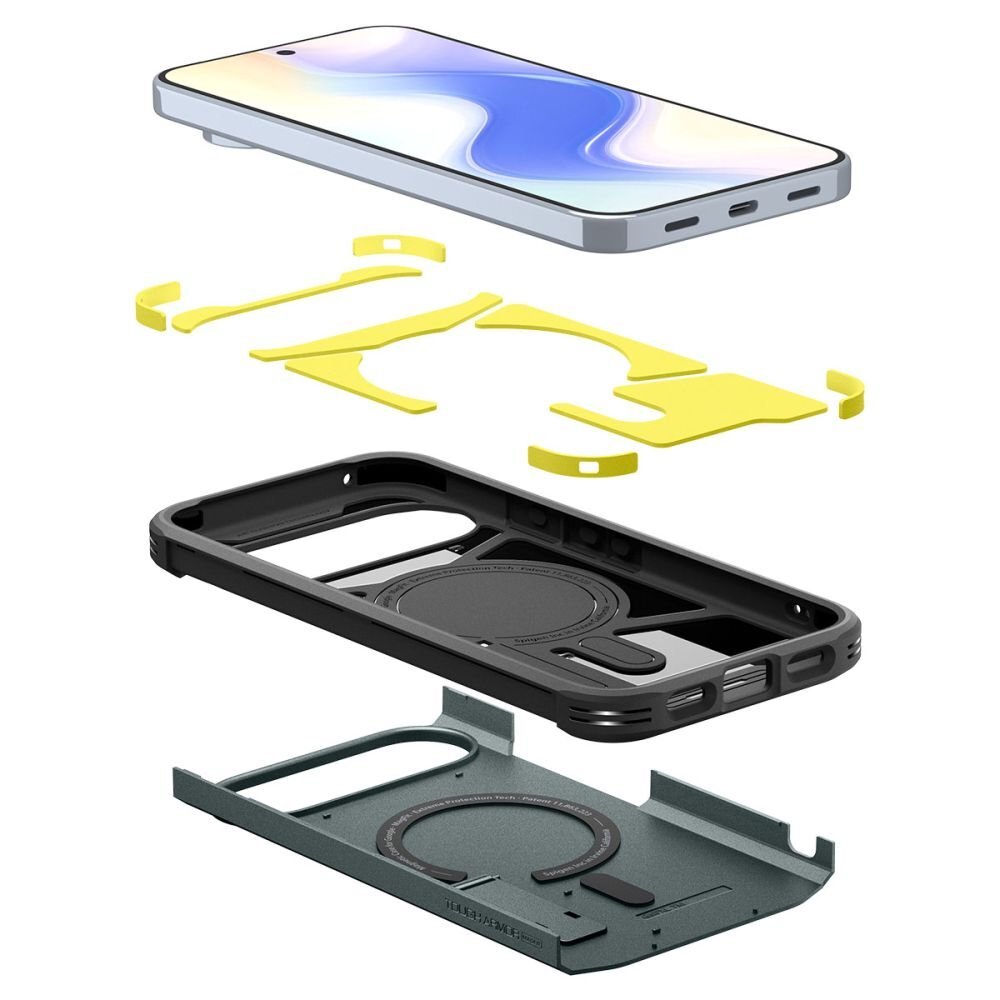 Google Pixel 10 Pro XL Spigen Tough Armor Mag MagSafe dėklas – žalias 8 Google Pixel 10 Pro XL Spigen Tough Armor Mag MagSafe dėklas – žalias 8