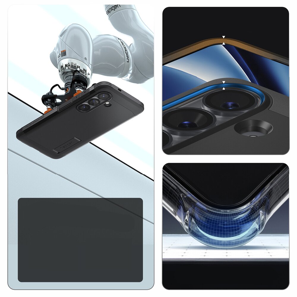 Samsung Galaxy S26+ Spigen Tough Armor Mag MagSafe dėklas – juodas 12