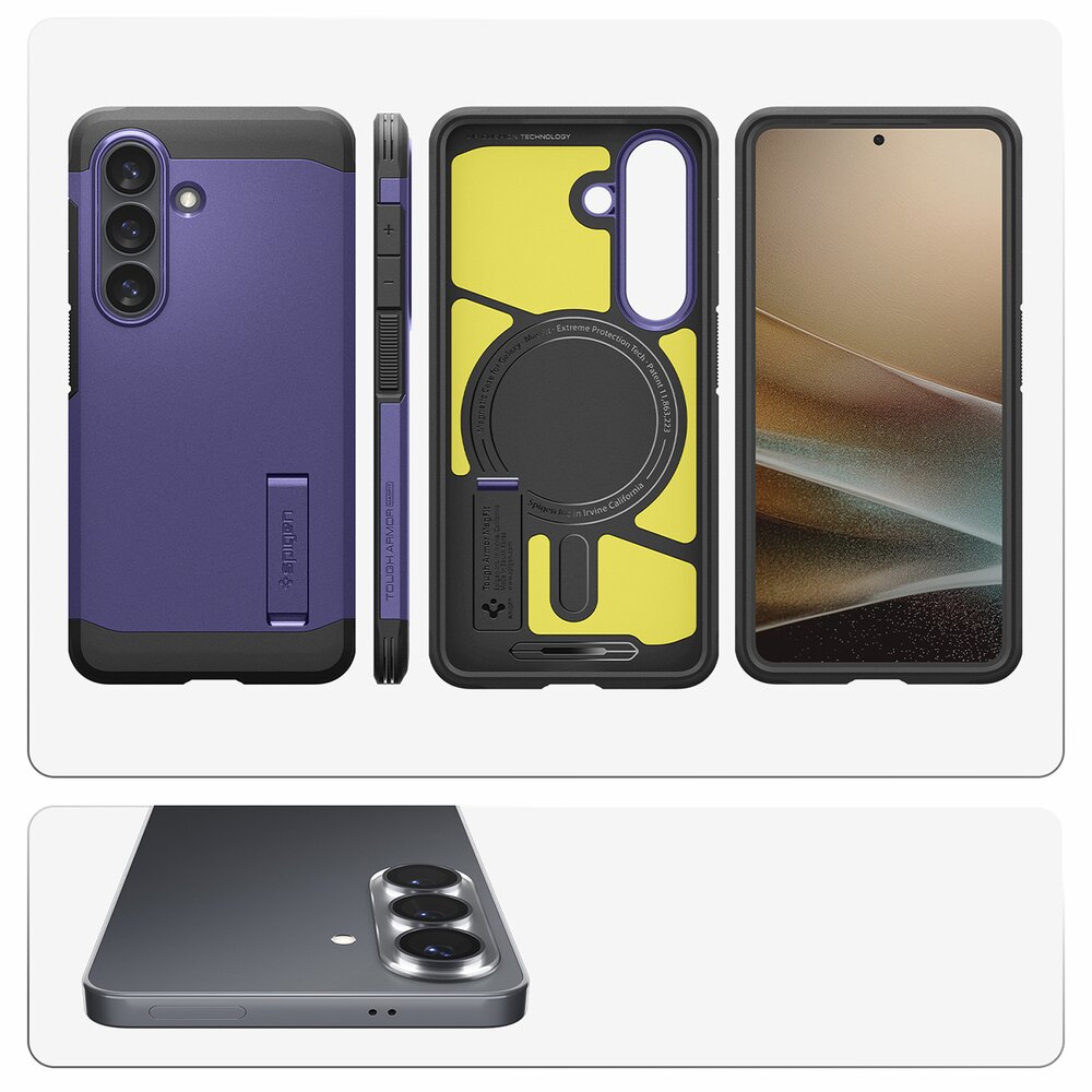 Samsung Galaxy S26+ Spigen Tough Armor Mag MagSafe dėklas – violetinis 9