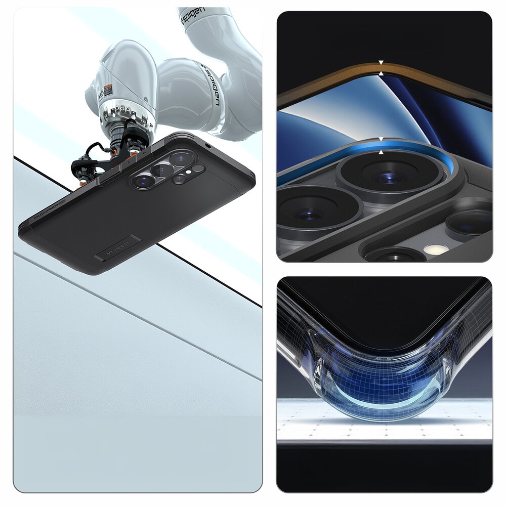 Samsung Galaxy S26 Ultra Spigen Tough Armor Mag MagSafe dėklas – juodas 12