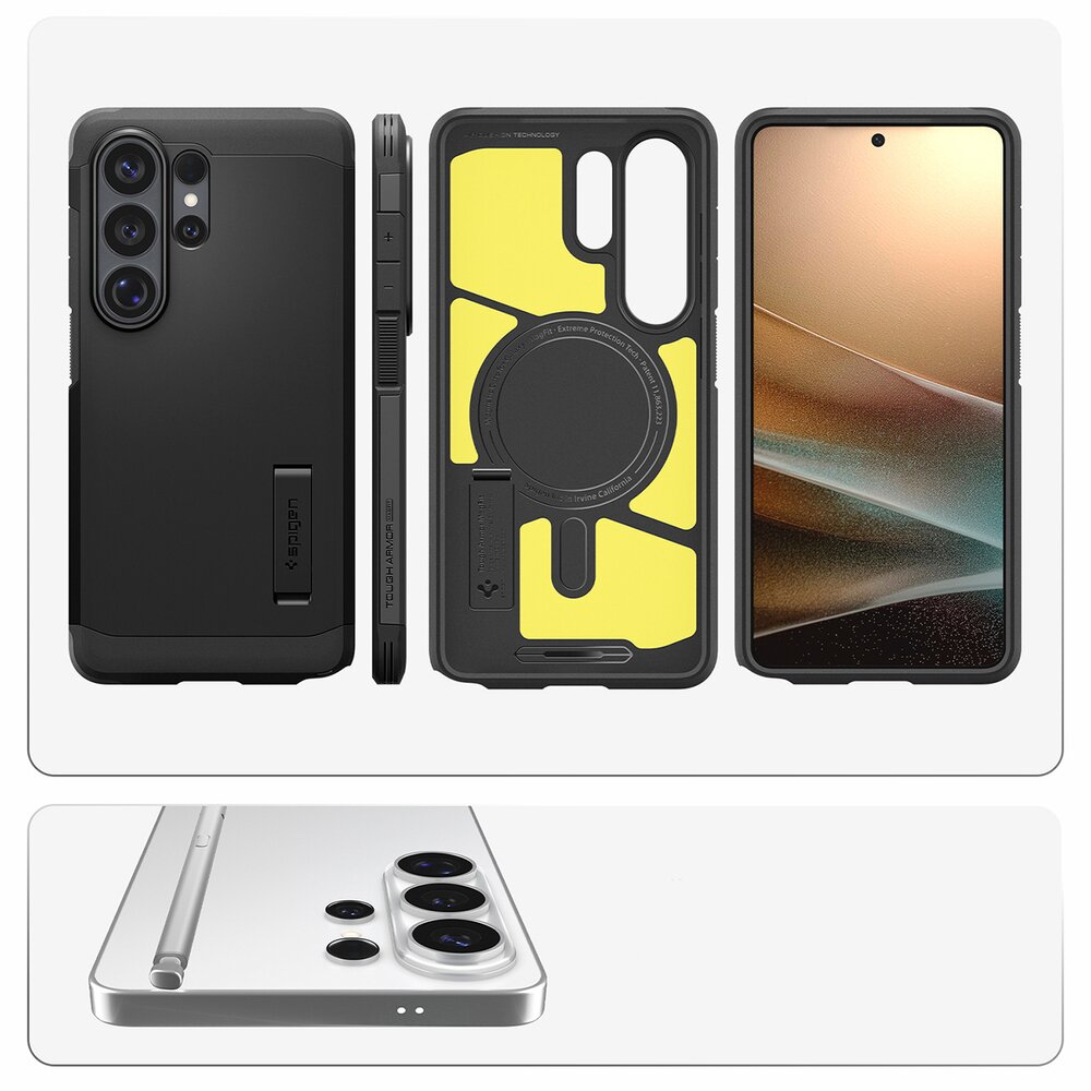 Samsung Galaxy S26 Ultra Spigen Tough Armor Mag MagSafe dėklas – juodas 9 Samsung Galaxy S26 Ultra Spigen Tough Armor Mag MagSafe dėklas – juodas 9