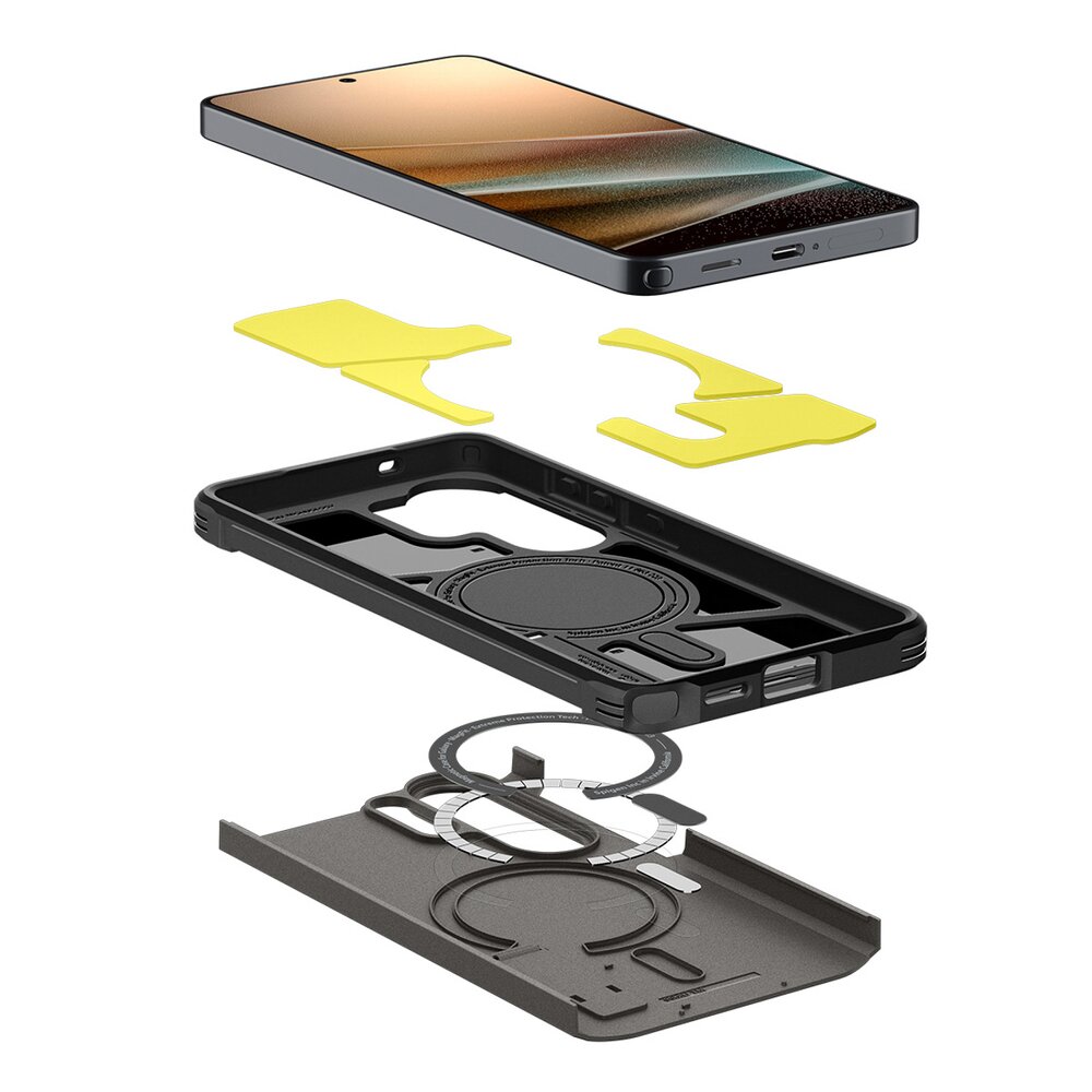 Samsung Galaxy S26 Ultra Spigen Tough Armor Mag MagSafe dėklas – pilkas 6