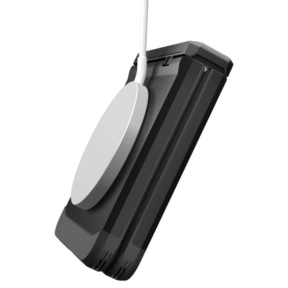 Samsung Galaxy Z Flip 7 dėklas Spigen Tough Armor Pro Mag, MagSafe – juodas 16