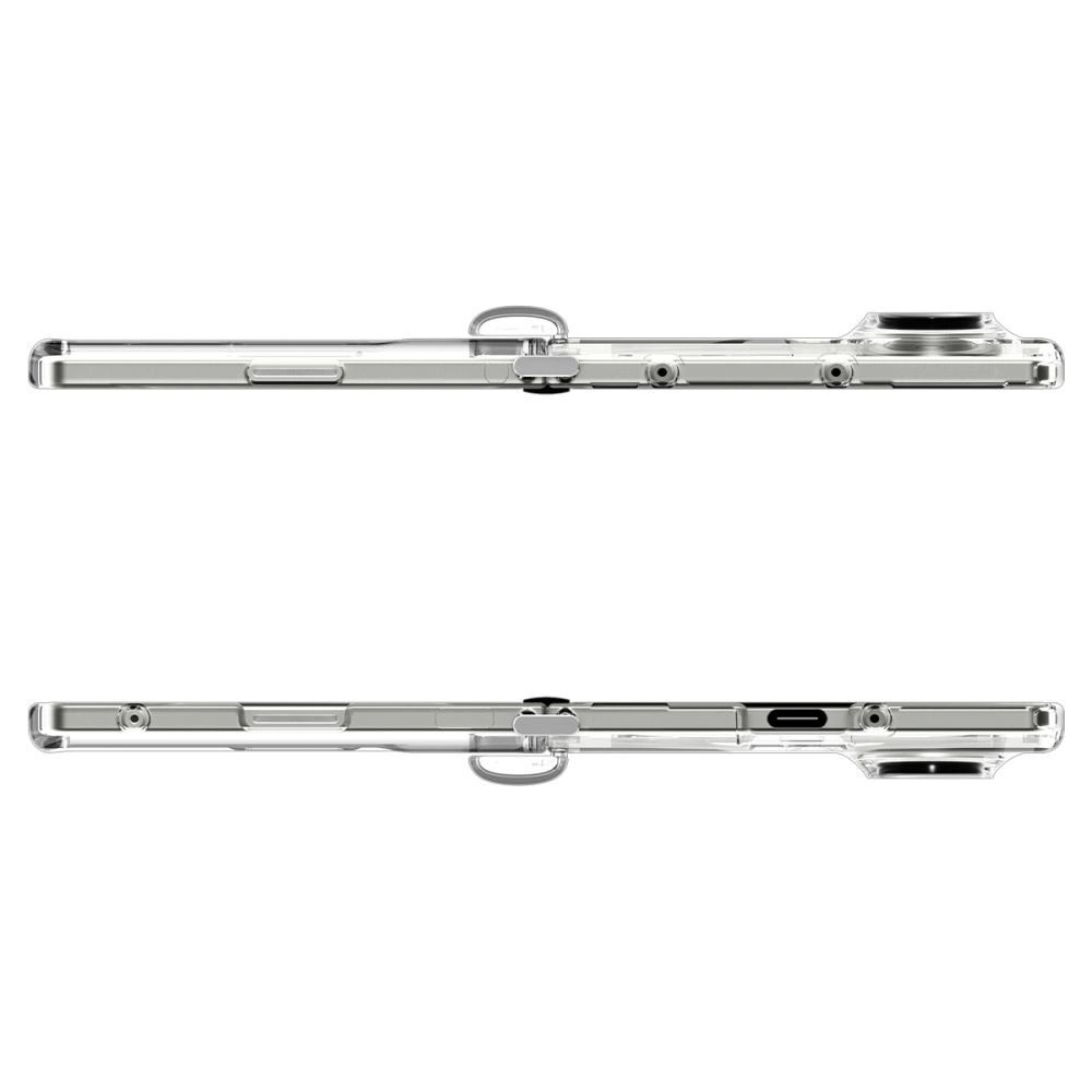 Samsung Galaxy Z Fold7 Spigen Tough Armor Pro Mag MagSafe dėklas – skaidrus ir baltas 6 Samsung Galaxy Z Fold7 Spigen Tough Armor Pro Mag MagSafe dėklas – skaidrus ir baltas 6