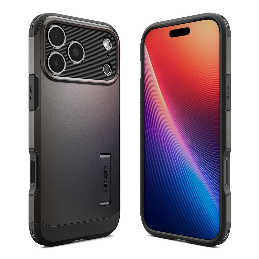 iPhone 17 Pro Spigen Tough Armor “T” MagSafe dėklas – pilkas 7