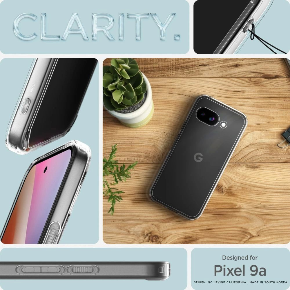 Spigen Ultra Hybrid dėklas Google Pixel 9A - permatomas 8 Spigen Ultra Hybrid dėklas Google Pixel 9A - permatomas 8