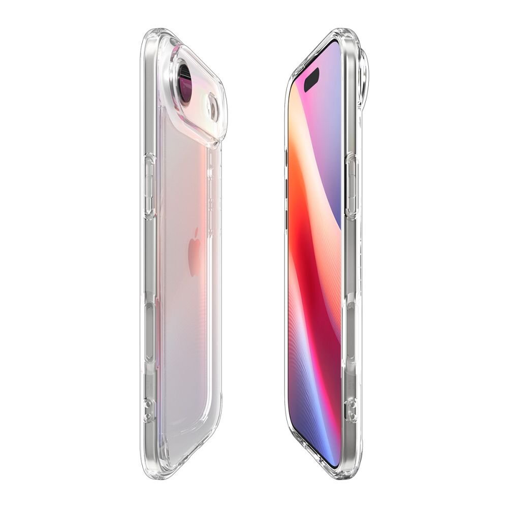 Akcija! iPhone 17 Air dėklas Spigen Ultra Hybrid – skaidrus  5