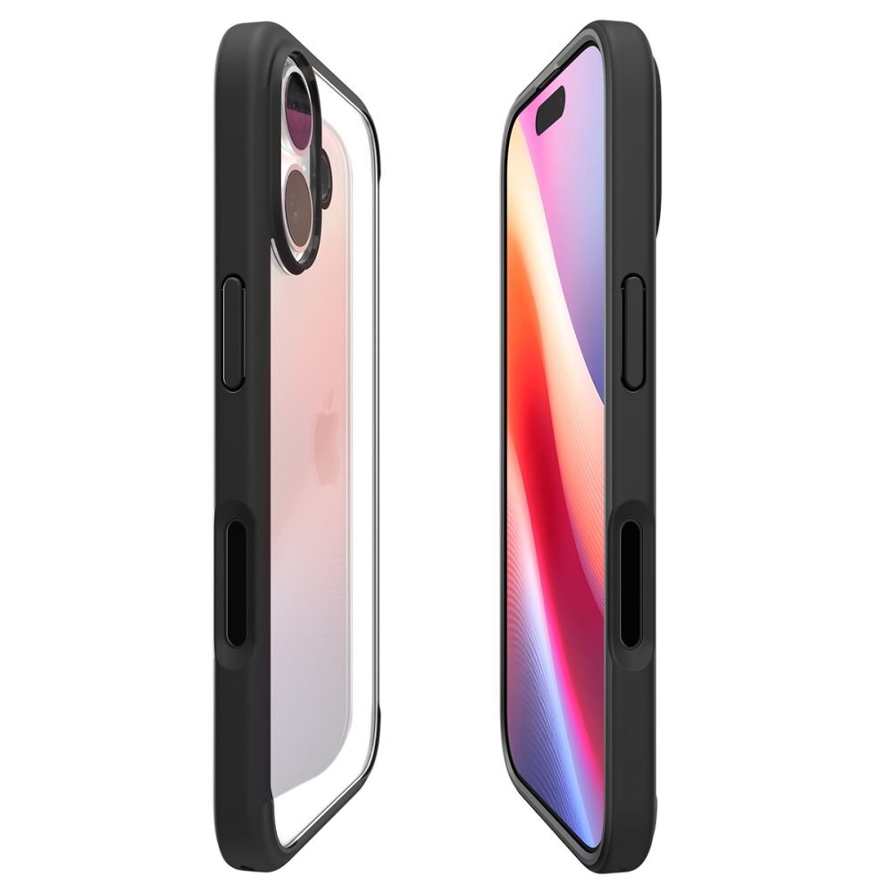 iPhone 17 dėklas Spigen Ultra Hybrid – matinės juodos spalvos 5