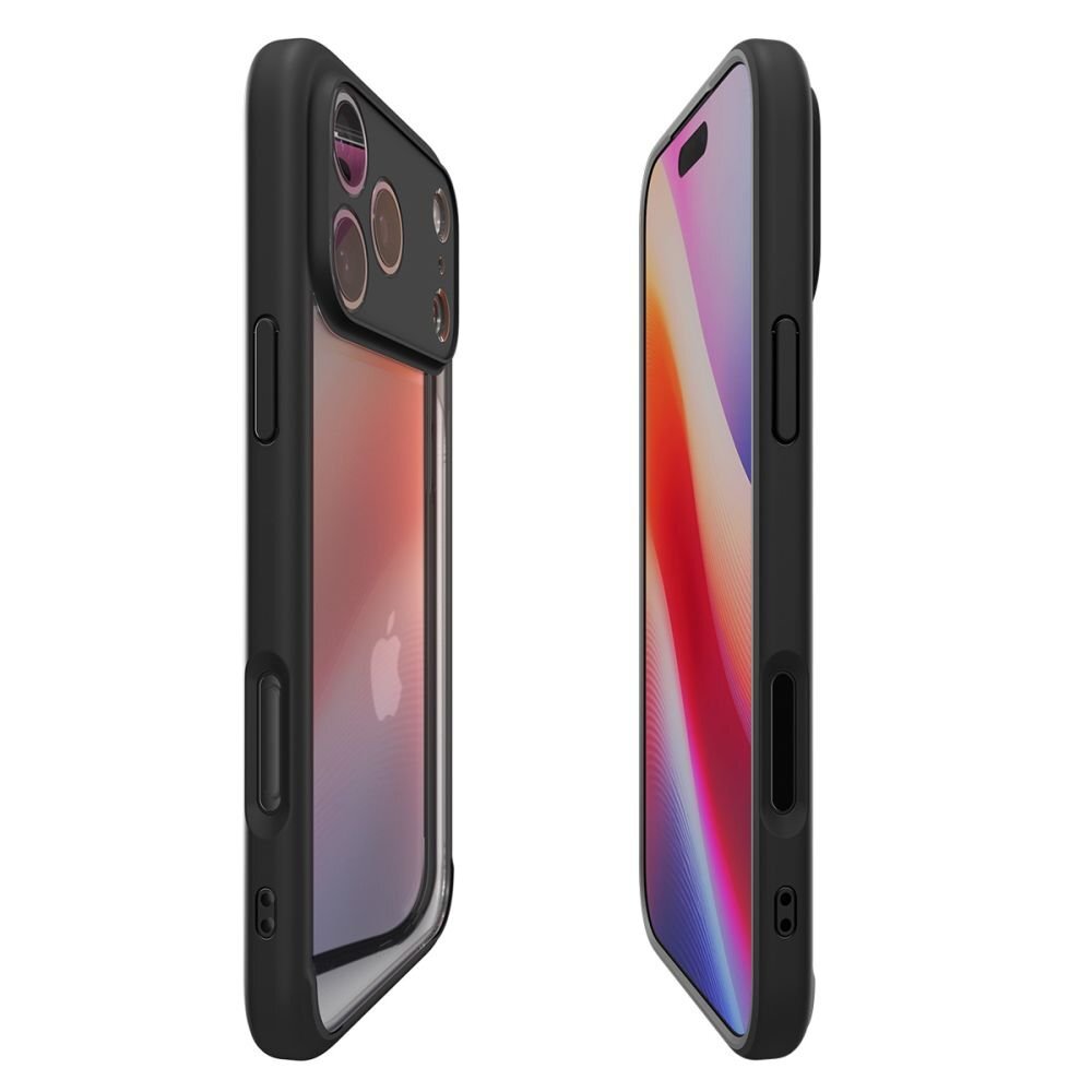 iPhone 17 Pro Max dėklas Spigen Ultra Hybrid – matinės juodos spalvos 5 iPhone 17 Pro Max dėklas Spigen Ultra Hybrid – matinės juodos spalvos 5