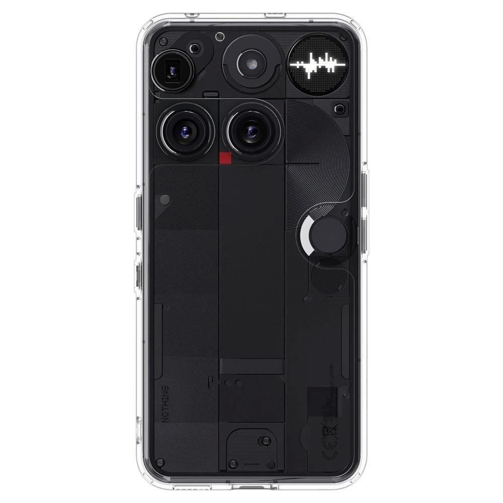 Nothing Phone 3 dėklas Spigen Ultra Hybrid – skaidrus 3 Nothing Phone 3 dėklas Spigen Ultra Hybrid – skaidrus 3