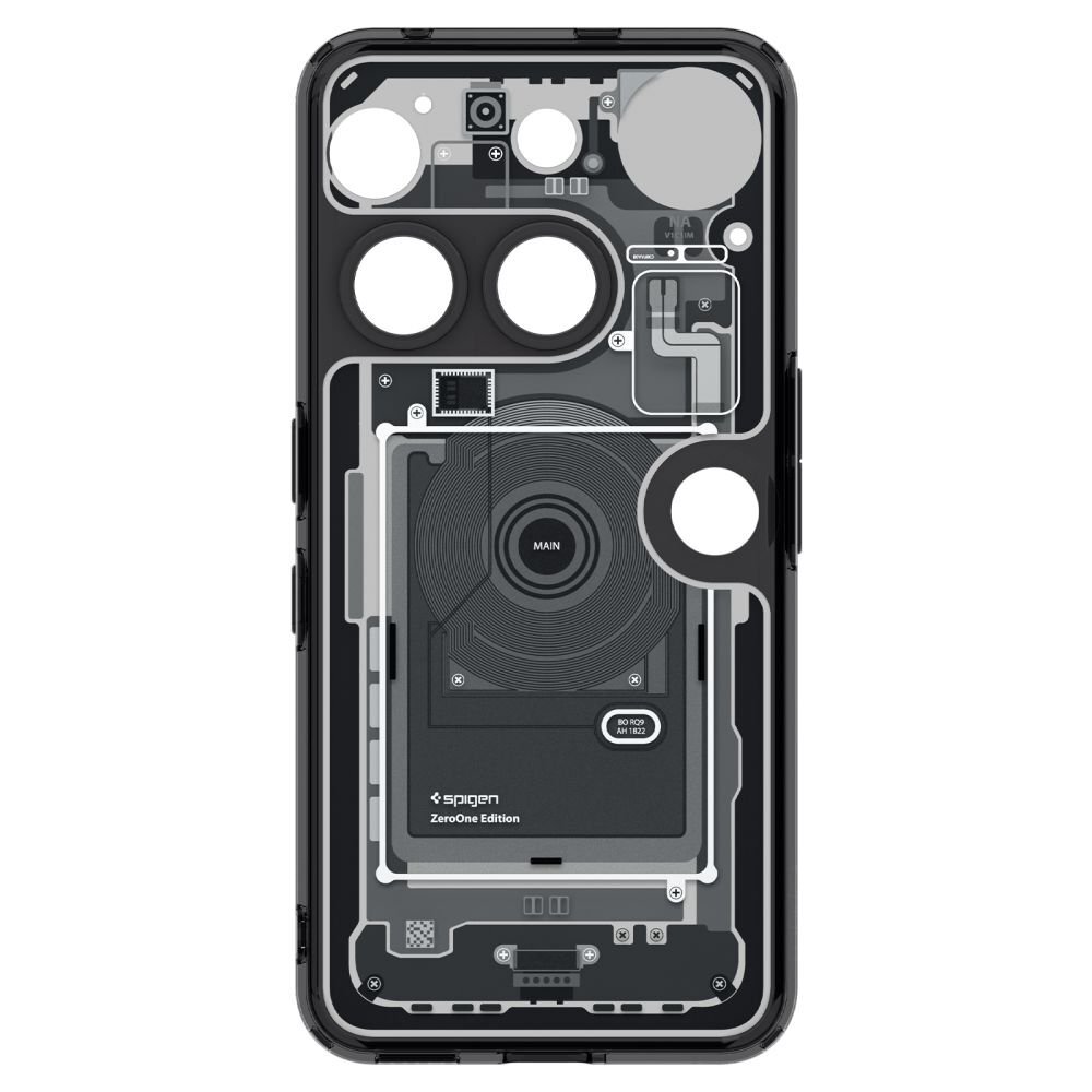 Nothing Phone 3 Zero One dėklas Spigen Ultra Hybrid – skaidrus 4