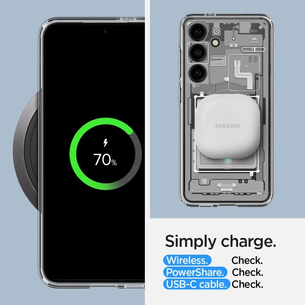 Spigen Ultra Hybrid Dėklas skirtas Samsung Galaxy S24 Zero One - Baltas 14 Spigen Ultra Hybrid Dėklas skirtas Samsung Galaxy S24 Zero One - Baltas 14