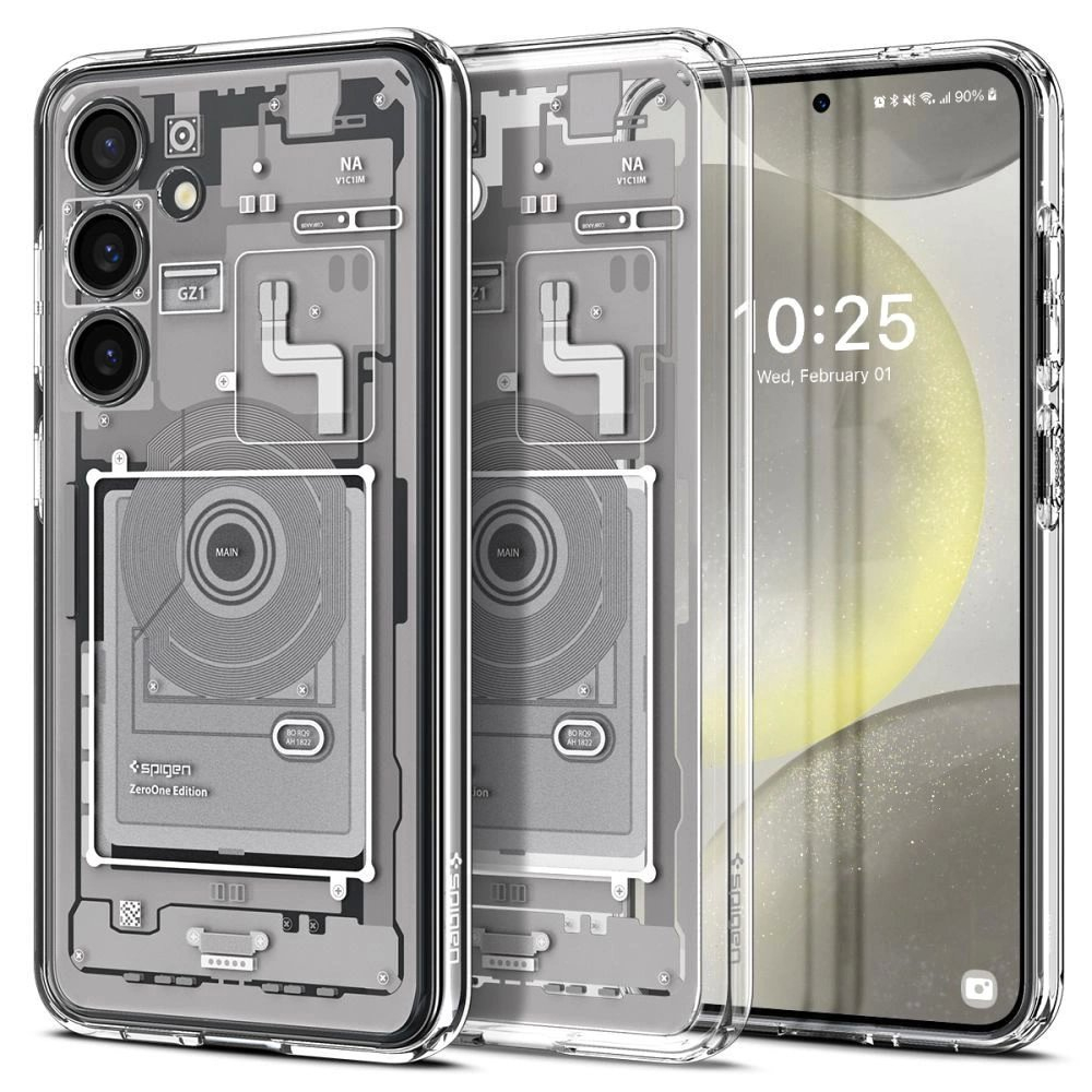 Spigen Ultra Hybrid Dėklas skirtas Samsung Galaxy S24 Zero One - Baltas Spigen Ultra Hybrid Dėklas skirtas Samsung Galaxy S24 Zero One - Baltas