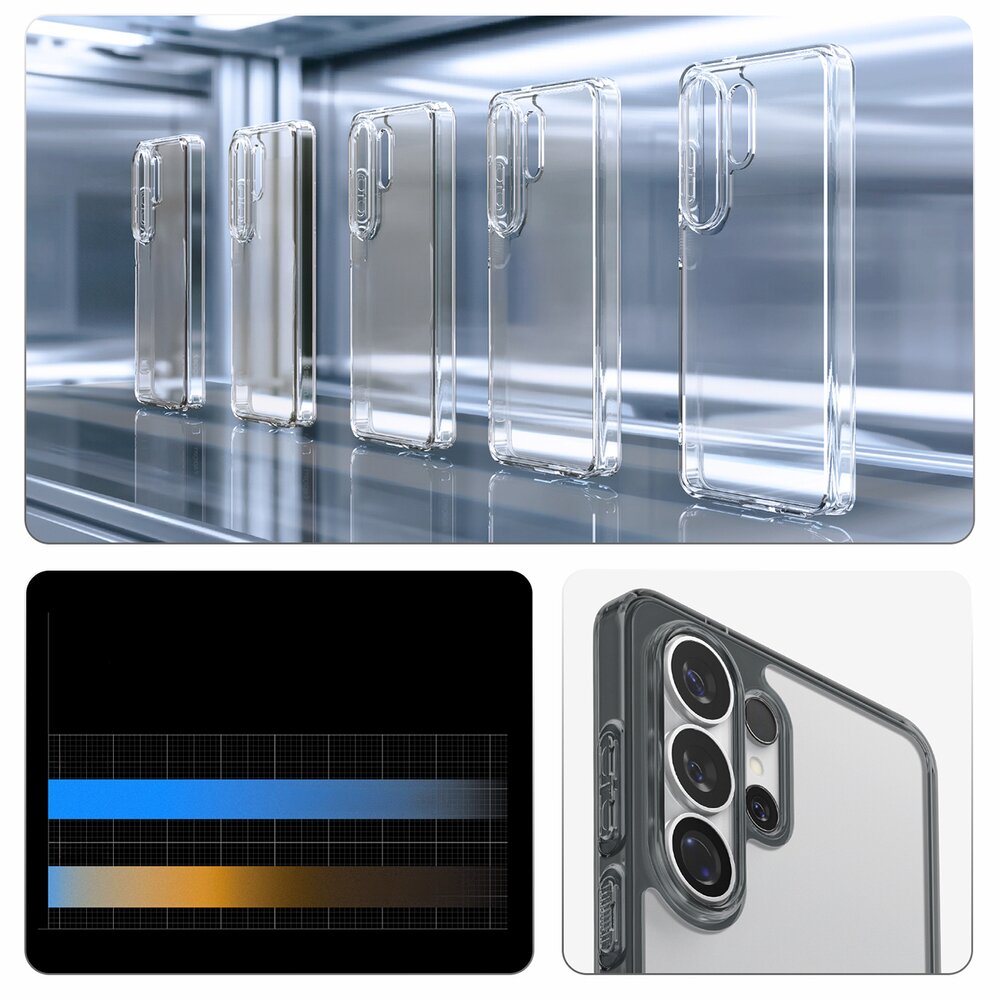 Samsung Galaxy S26 Ultra Spigen Ultra Hybrid dėklas – pusiau skaidrus 13