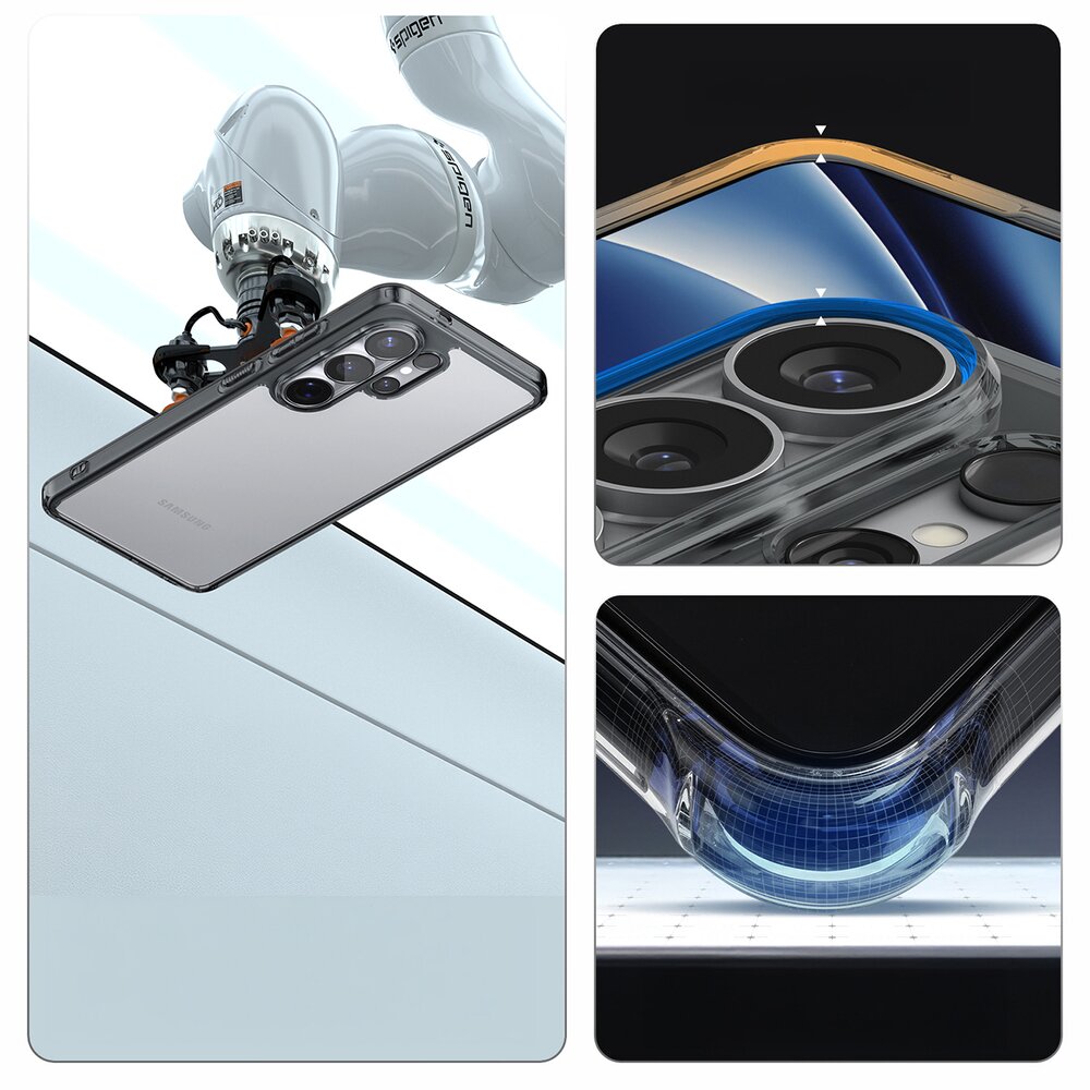 Samsung Galaxy S26 Ultra Spigen Ultra Hybrid dėklas – pusiau skaidrus 15