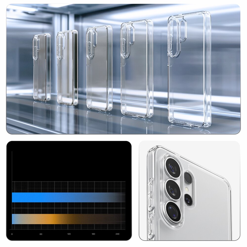 Samsung Galaxy S26 Ultra Spigen Ultra Hybrid dėklas – skaidrus 13