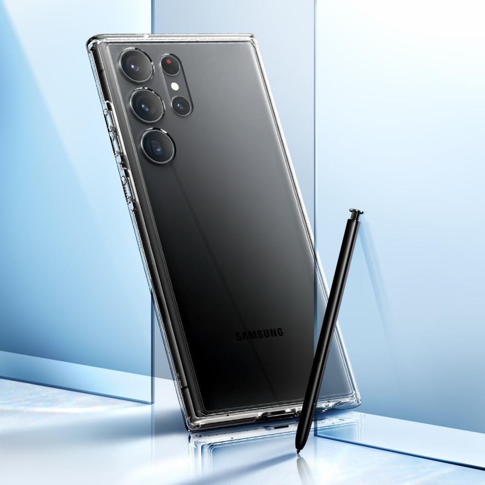 Dėklas Spigen ULTRA HYBRID SAMSUNG GALAXY S23 ULTRA Skaidrus 10 Dėklas Spigen ULTRA HYBRID SAMSUNG GALAXY S23 ULTRA Skaidrus 10