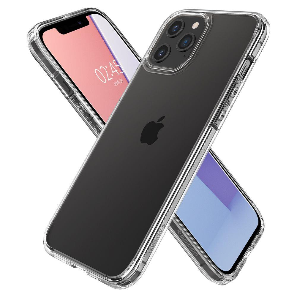Aukštos Kokybės Dėklas Spigen Ultra Hybrid Iphone 12 Pro / Iphone 12 Skaidrus 5 Aukštos Kokybės Dėklas Spigen Ultra Hybrid Iphone 12 Pro / Iphone 12 Skaidrus 5