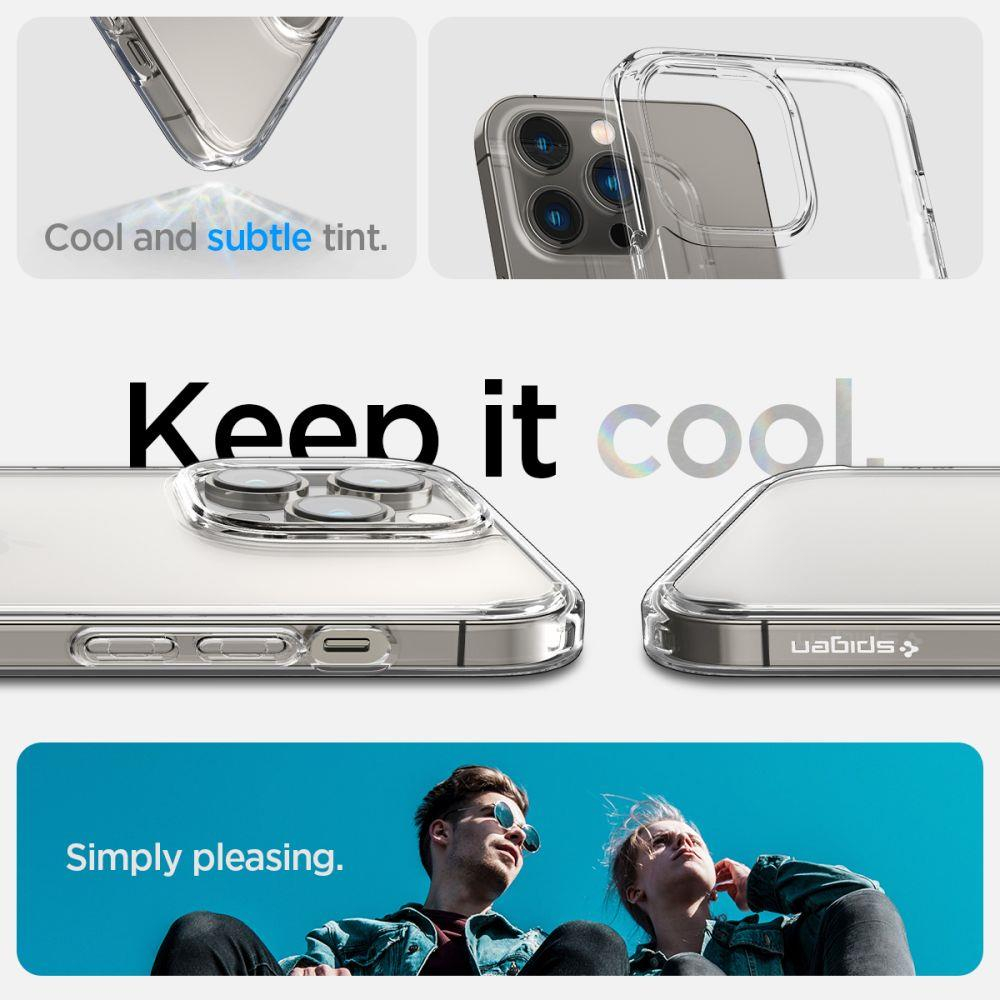 Dėklas Spigen ULTRA HYBRID IPHONE 14 PRO permatomas 6 Dėklas Spigen ULTRA HYBRID IPHONE 14 PRO permatomas 6