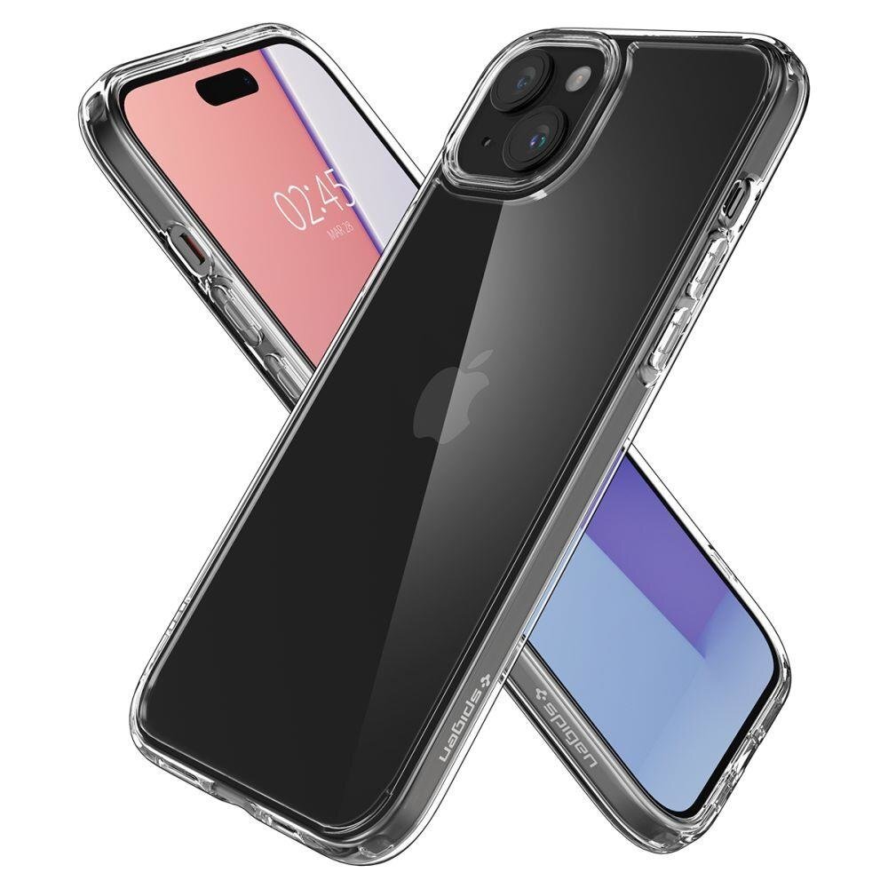 Apsauginis dėklas Spigen ULTRA HYBRID IPHONE 15 CRYSTAL CLEAR 5 Apsauginis dėklas Spigen ULTRA HYBRID IPHONE 15 CRYSTAL CLEAR 5