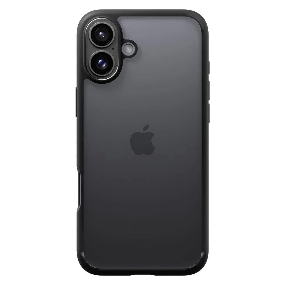 Spigen Ultra Hybrid iPhone 16 Dėklas - Matinis Juodas 2 Spigen Ultra Hybrid iPhone 16 Dėklas - Matinis Juodas 2