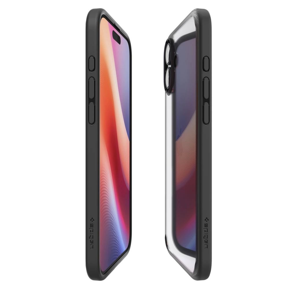 Spigen Ultra Hybrid iPhone 16 Dėklas - Matinis Juodas 6