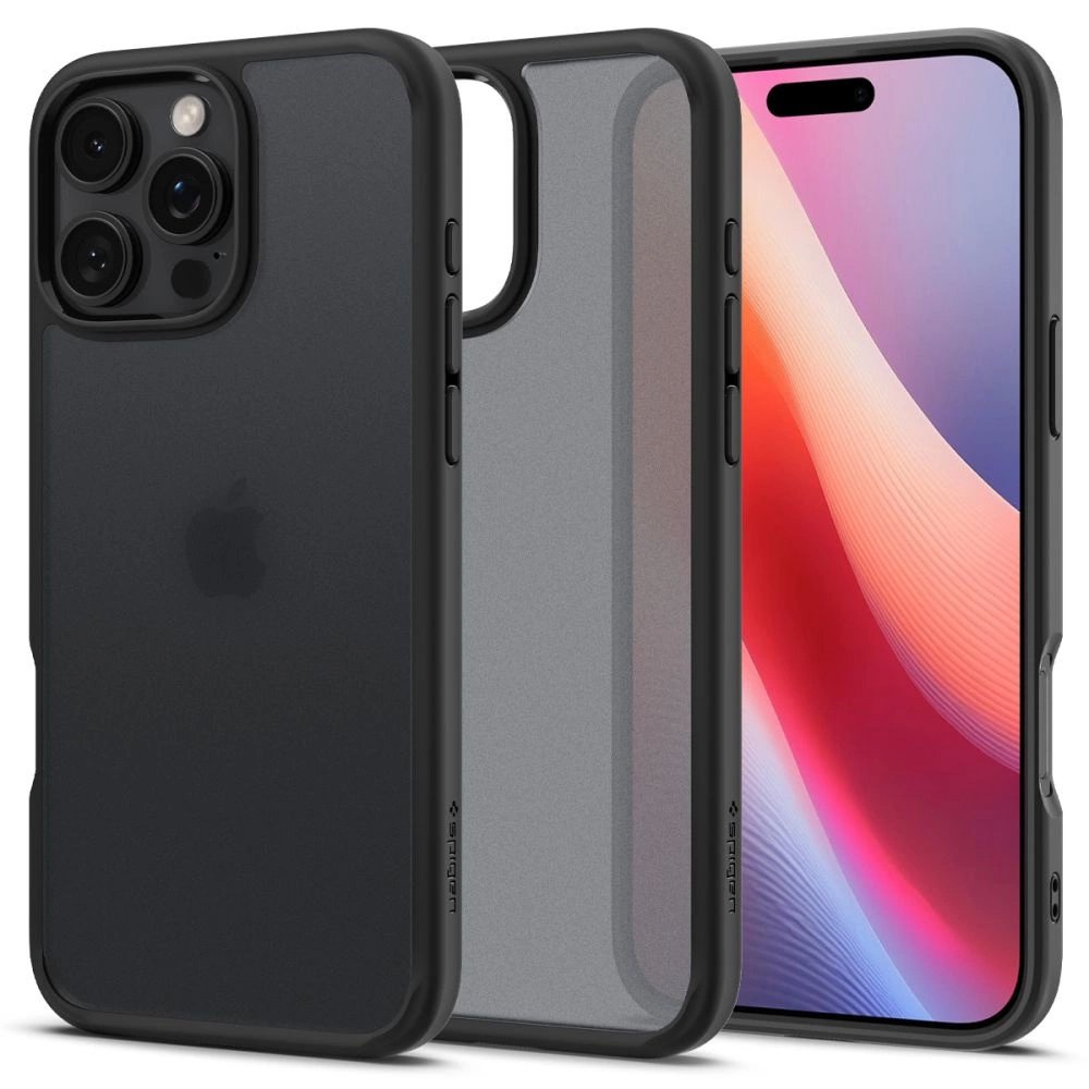 Spigen Ultra Hybrid iPhone 16 Pro Dėklas - Juodas Spigen Ultra Hybrid iPhone 16 Pro Dėklas - Juodas