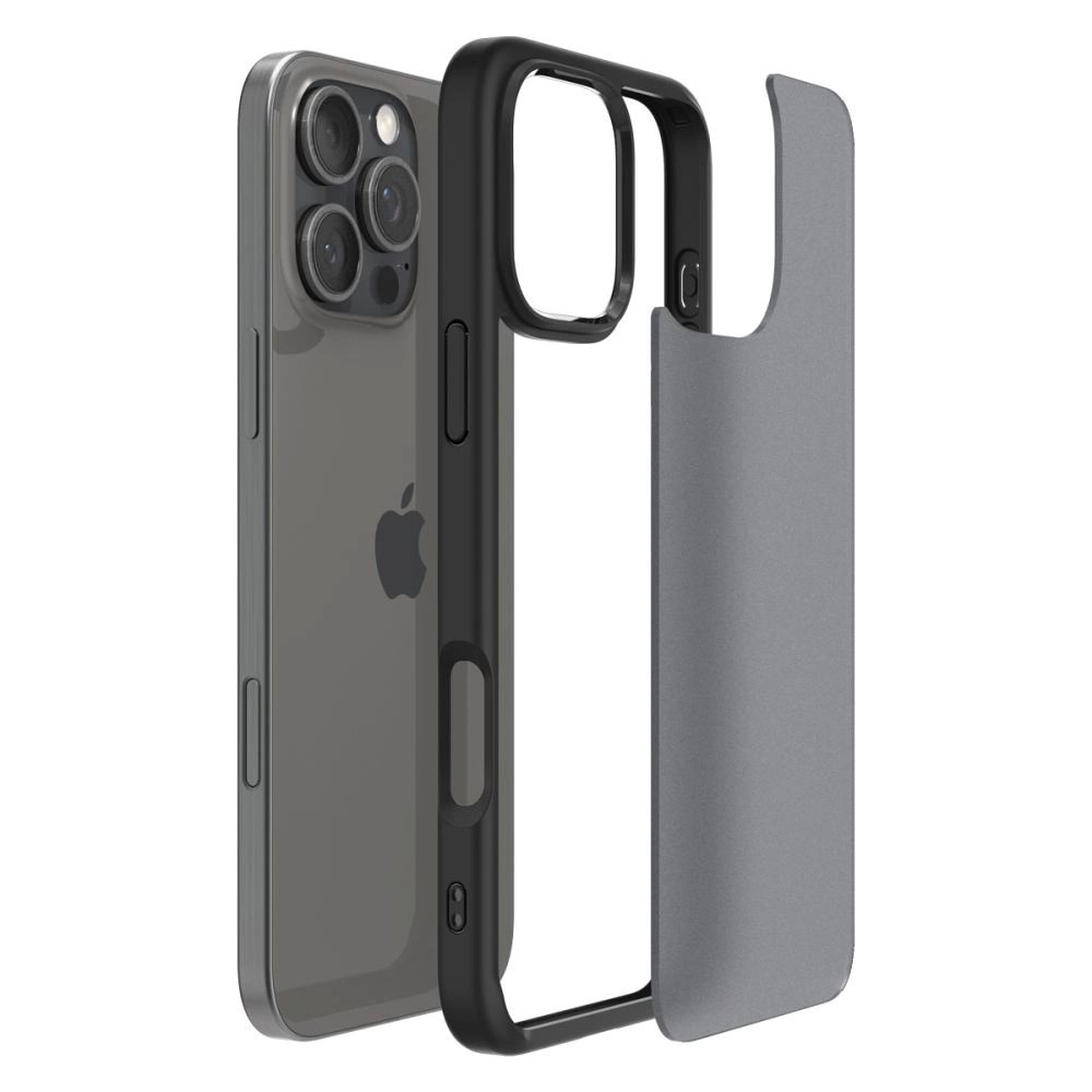 Spigen Ultra Hybrid iPhone 16 Pro Dėklas - Juodas 5 Spigen Ultra Hybrid iPhone 16 Pro Dėklas - Juodas 5