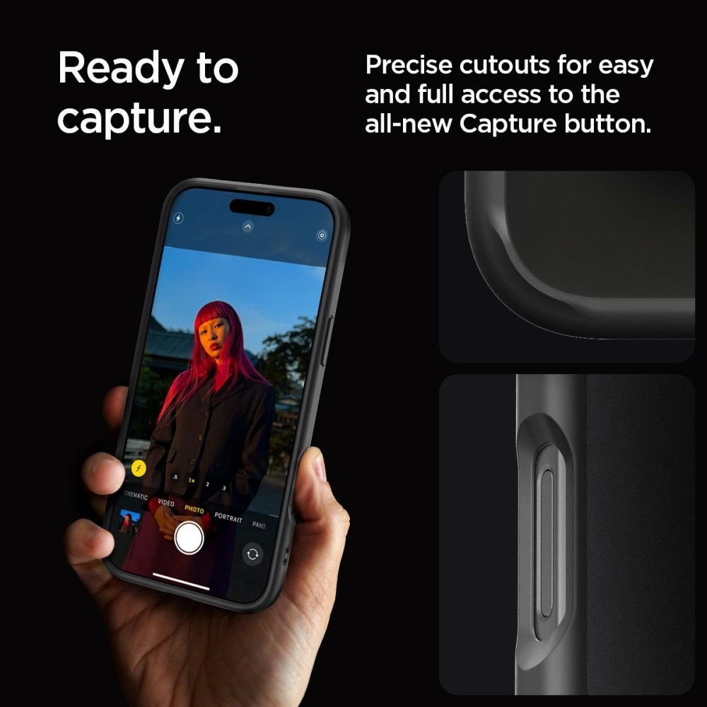 Spigen Ultra Hybrid iPhone 16 Pro Dėklas - Juodas 9