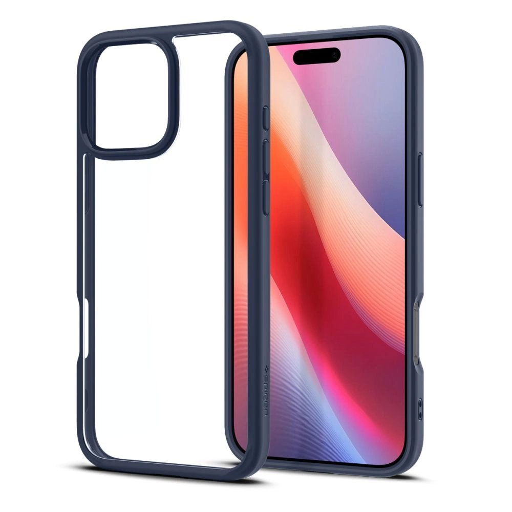 Spigen Ultra Hybrid iPhone 16 Pro Dėklas - Mėlynas 1 Spigen Ultra Hybrid iPhone 16 Pro Dėklas - Mėlynas 1