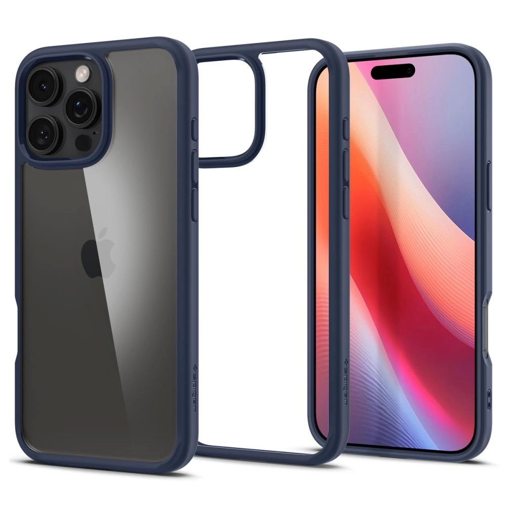 Spigen Ultra Hybrid iPhone 16 Pro Dėklas - Mėlynas