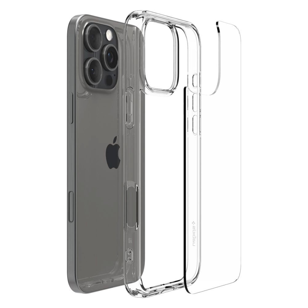 Spigen Ultra Hybrid iPhone 16 Pro Dėklas - Permatomas 8
