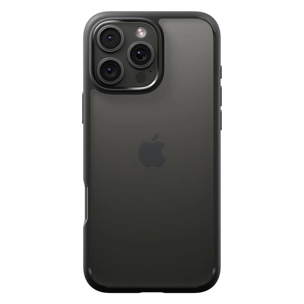 Spigen Ultra Hybrid iPhone 16 Pro Dėklas - Matinis Juodas 3 Spigen Ultra Hybrid iPhone 16 Pro Dėklas - Matinis Juodas 3