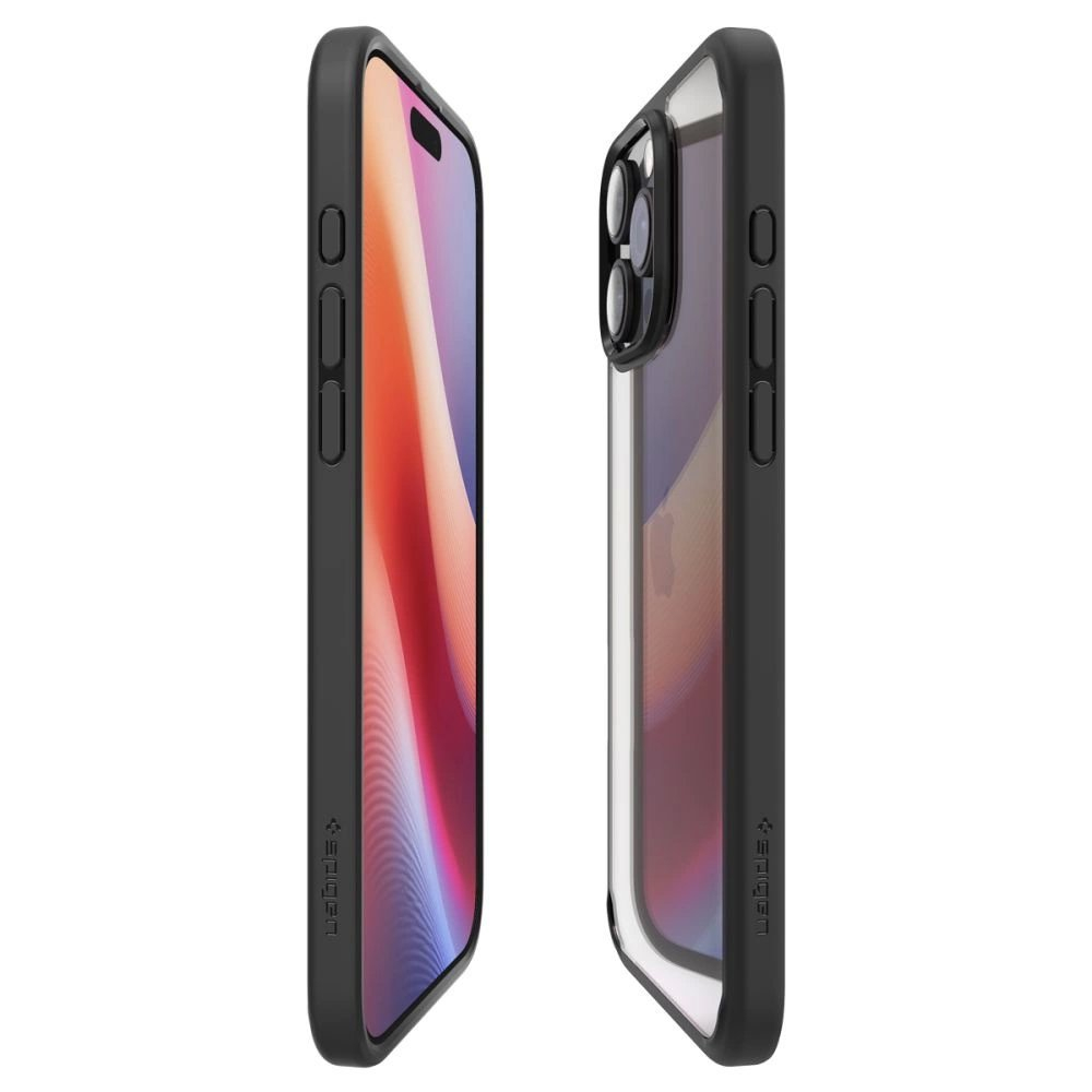 Spigen Ultra Hybrid iPhone 16 Pro Dėklas - Matinis Juodas 7