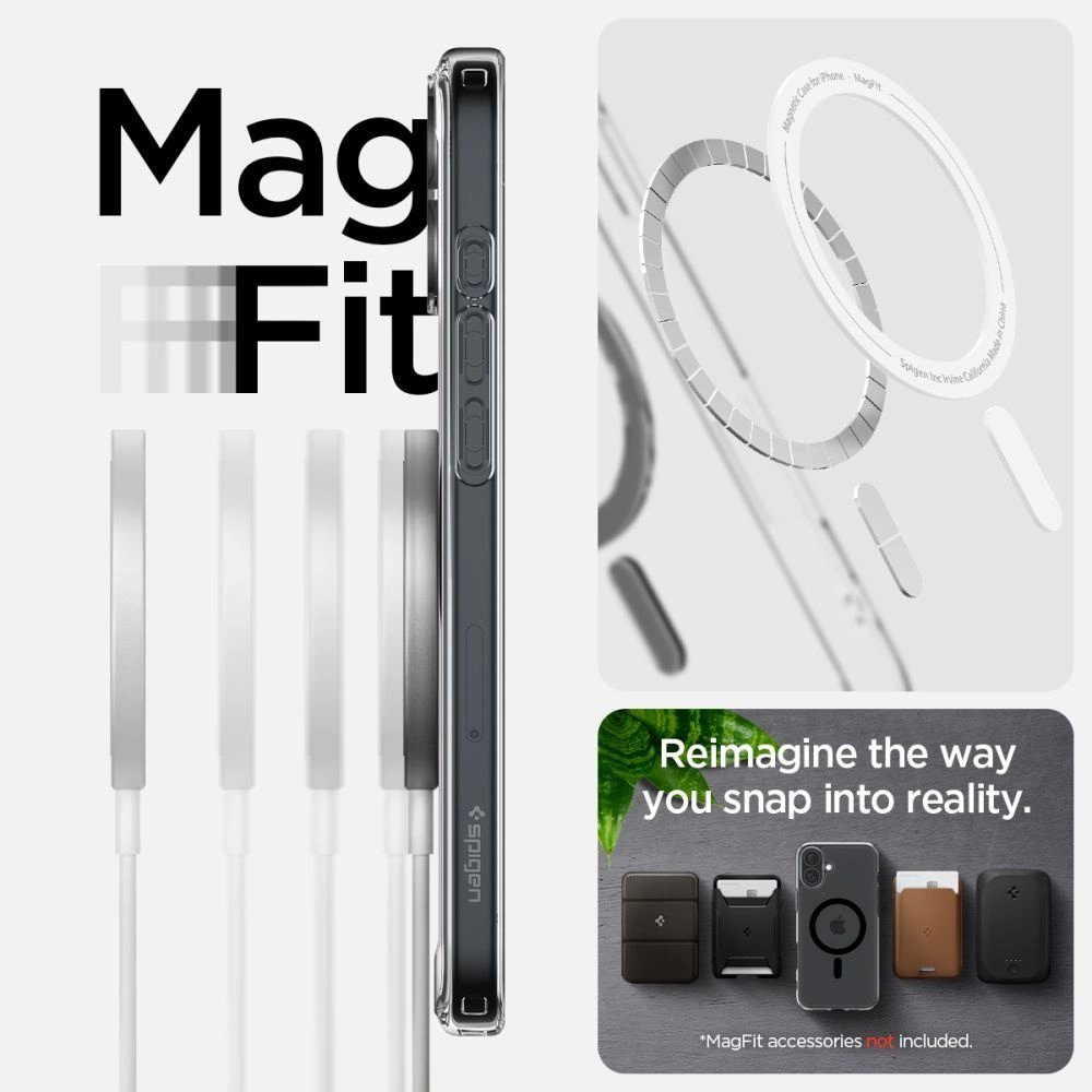 Spigen Ultra Hybrid Mag Dėklas with MagSafe skirtas iPhone 16 Plus - Juodas 7