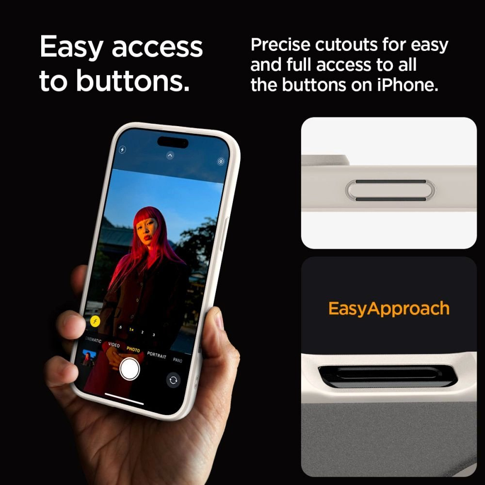 Spigen Ultra Hybrid Mag Dėklas with MagSafe skirtas iPhone 16 Pro Max - titanium 9