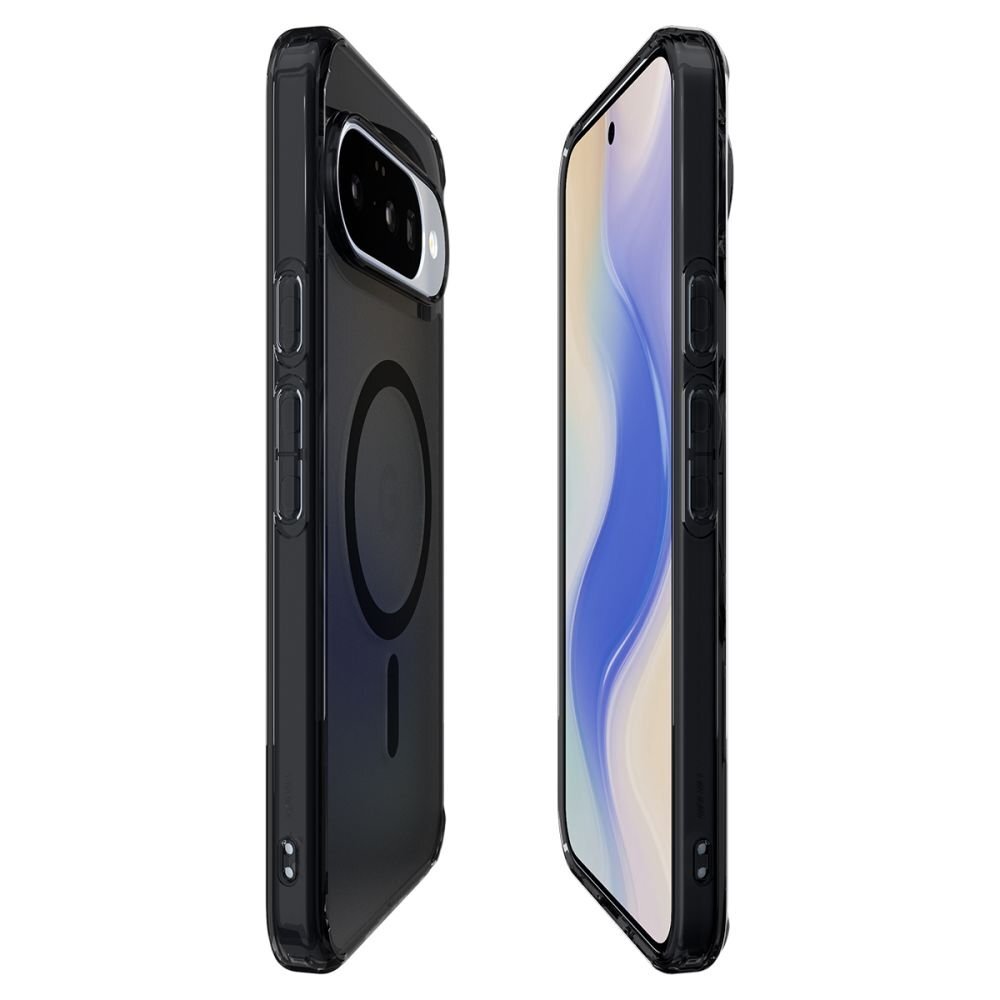 Google Pixel 10 / 10 Pro Spigen Ultra Hybrid Mag MagSafe dėklas – skaidriai juodas 8