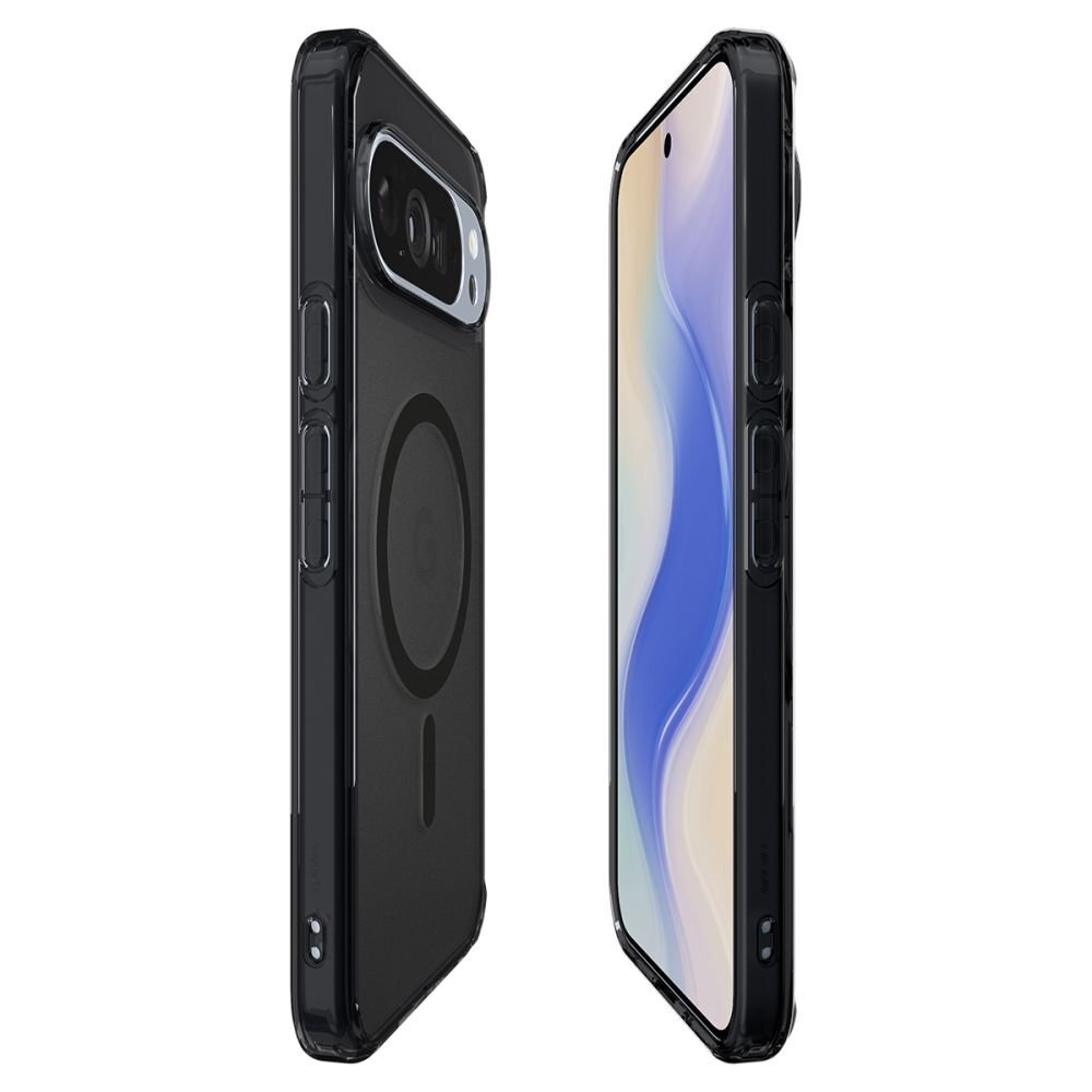Google Pixel 10 Pro XL Spigen Ultra Hybrid Mag MagSafe dėklas – skaidriai juodas 8