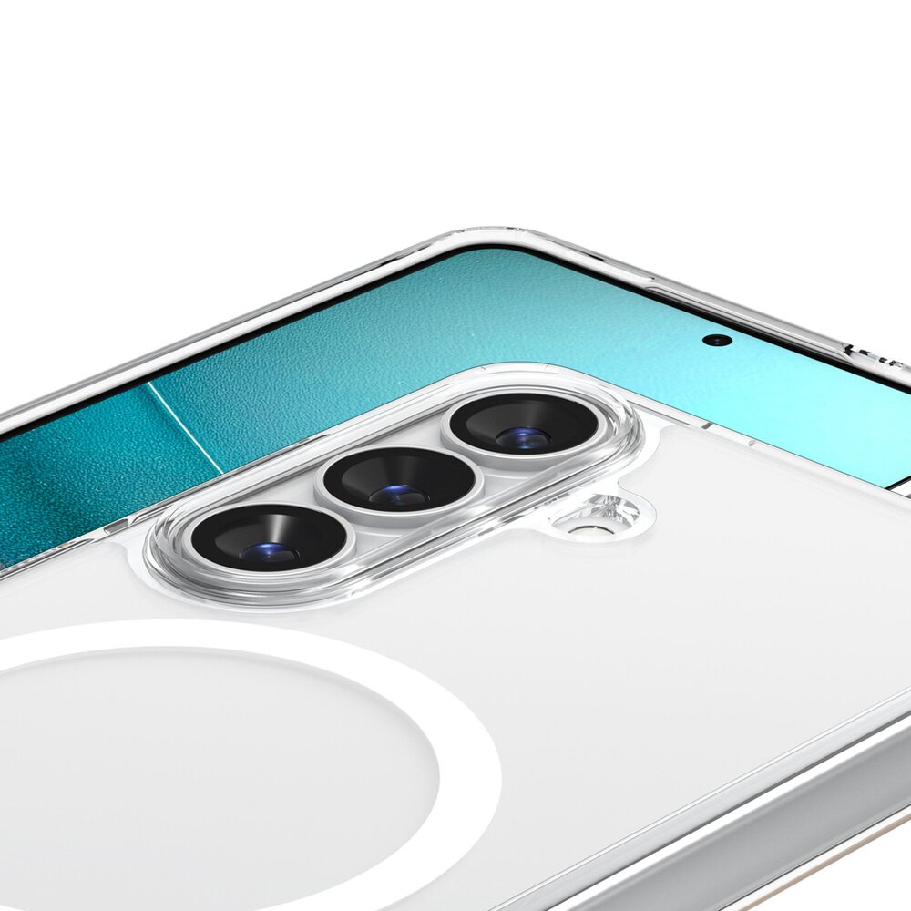 Samsung Galaxy S26+ Spigen Ultra Hybrid Mag MagSafe dėklas – skaidrus ir baltas 6 Samsung Galaxy S26+ Spigen Ultra Hybrid Mag MagSafe dėklas – skaidrus ir baltas 6